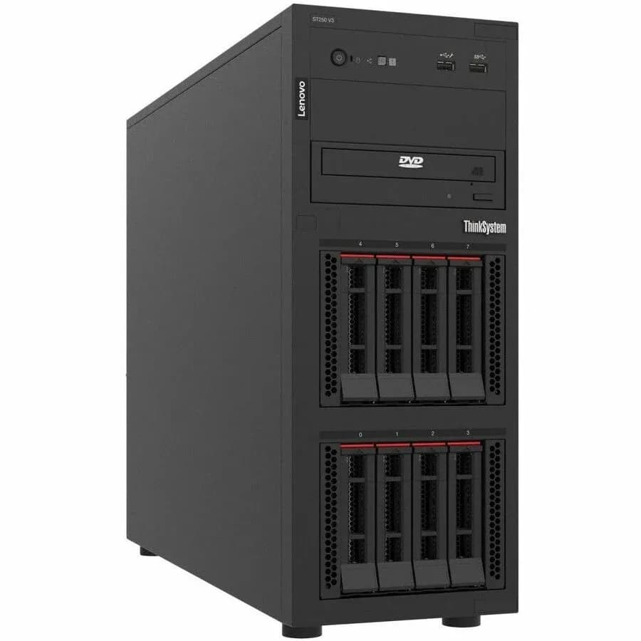 7DCEA01TNA - Lenovo ThinkSystem ST250 V3 1x Xeon E-2434 Tower Server