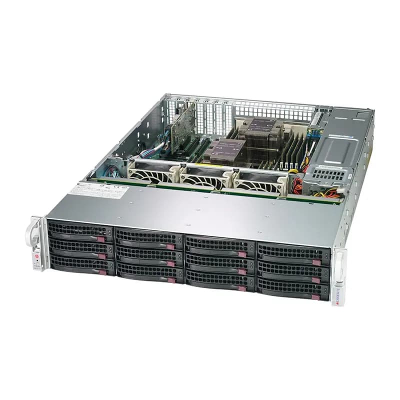 SSG-620P-ACR12H - Supermicro 2U Barebone 620P Intel Xeon 3rd Generation Scalable 4TB DDR4 Server