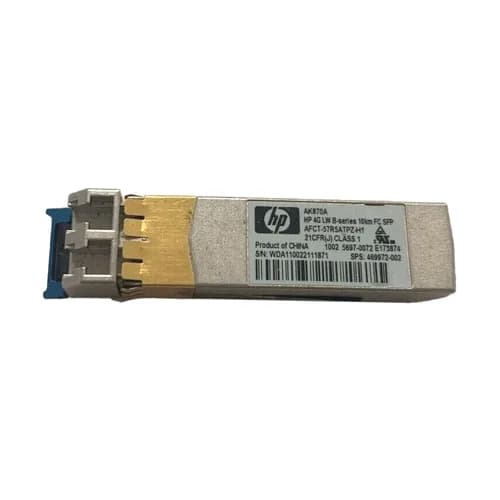 469972-002 - HPE B-4Gb Long Wave (LW) FC 10km SFP Transceiver