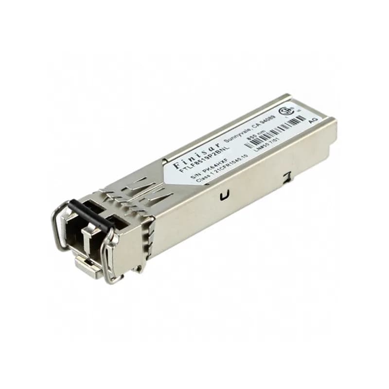 FTLF8519P2BNL - Finisar 1Gb/s 1000Base-SX Multi-Mode Fibre 850nm 550m Duplex LC Connector SFP Transceiver Module
