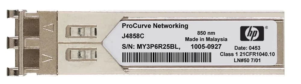 J4858C#ABA - HP 1.25Gb/s SFP 550m 850nm Duplex LC MMF Transceiver