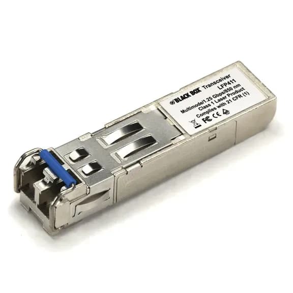 LFP411 - Black Box 1.25Gb/s 1000Base-SX Multi-Mode Fibre 850nm 550m LC Connector SFP Transceiver Module