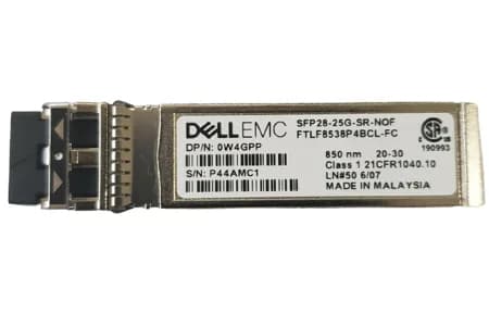 407-BBXX - Dell 25Gb/s 25Gbase-SR Multi-Mode Fiber SFP28 Transceiver