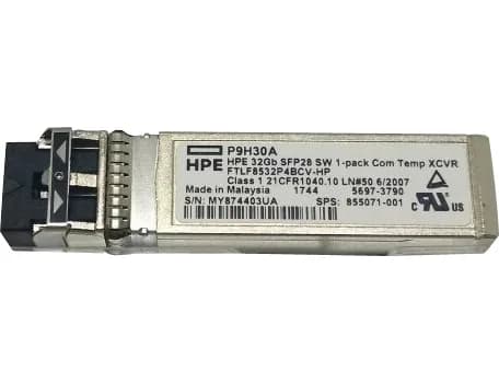 P9H30A - HPE 32Gb/s 850nm Duplex LC MMF SFP28 Transceiver