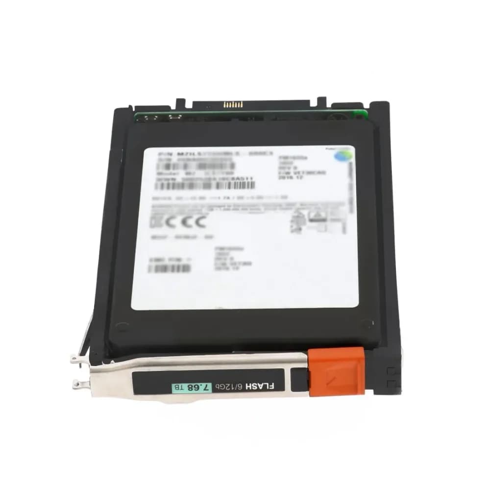 005053680 - EMC 7.68TB SAS SFF 2.5" Solid State Drive