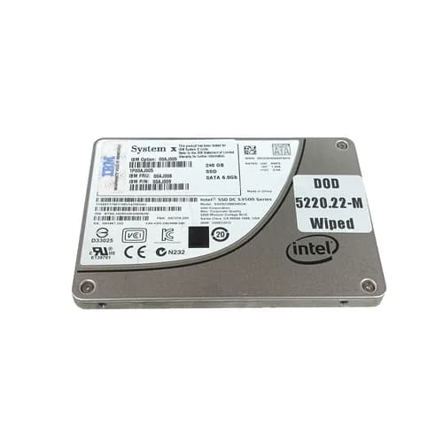 00AJ006 - IBM 240GB 2.5 inch MLC 6Gb/s SATA Solid State Drive