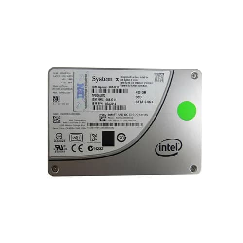 00AJ011 - IBM 480GB 2.5 inch MLC 6Gb/s SATA Solid State Drive