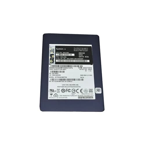 00AJ366 - IBM 480GB Enterprise Value 2.5 inch MLC 6Gb/s SATA SSD