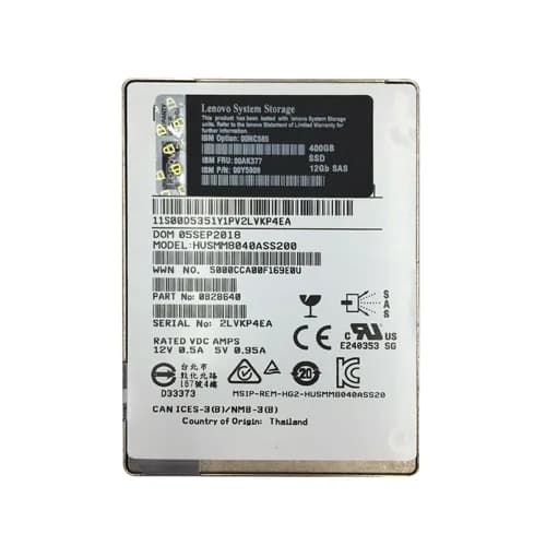 00AK377 - IBM 400GB 2.5 inch MLC 12Gb/s SAS Solid State Drive