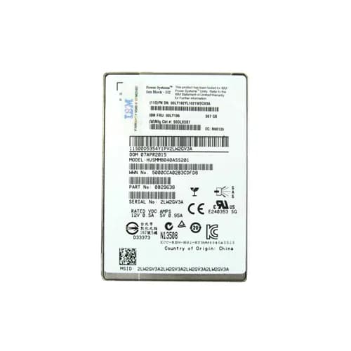 00LY195 - IBM 400GB 2.5 inch MLC 12Gb/s SAS Solid State Drive
