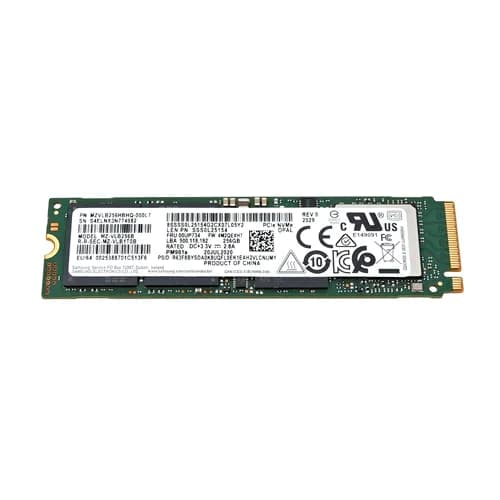 00UP734 - Lenovo 256GB M.2 2280 TLC PCIe NVMe Solid State Drive