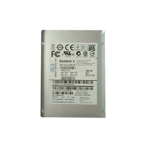 00W1126 - IBM 100GB 2.5 inch MLC 6Gb/s SATA Solid State Drive
