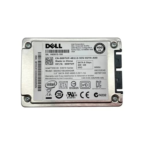 09TVP - Dell 400GB uSATA 6Gb/s MLC Mix Use 1.8-inch SSD