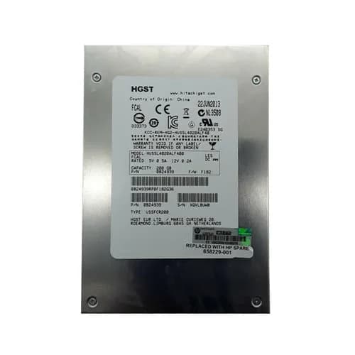 0B24939 - HGST 200GB Ultrastar SSD400S 3.5in SLC 4Gb/s FC SSD