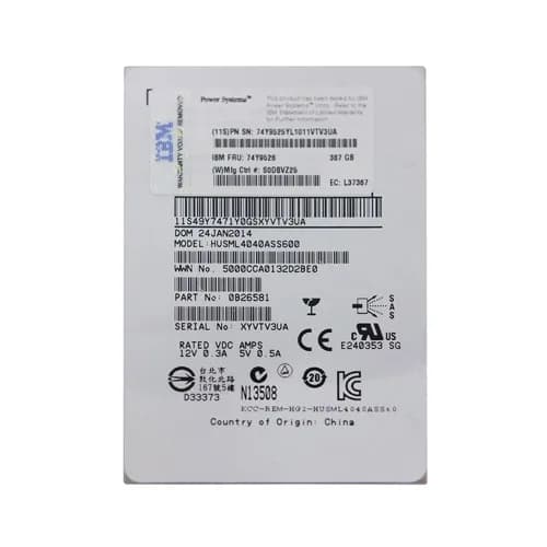0B26581 - HGST 400GB MLC SAS 6Gb/s 2.5-inch Solid State Drive