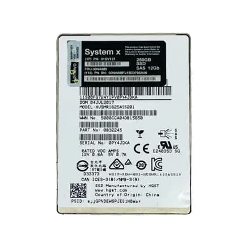 0B32245 - HGST 250GB Ultrastar SSD1600MR 2.5 inch MLC 12Gb/s SAS SSD