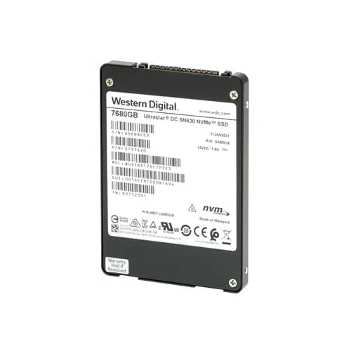 0TS1620 - WD 7.68TB Ultrastar DC SN630 2.5 inch TLC PCIe SSD