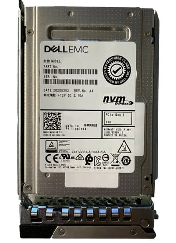 17C57 - Dell 3.84TB PCI Express NVMe TLC 2.5" Solid State Drive