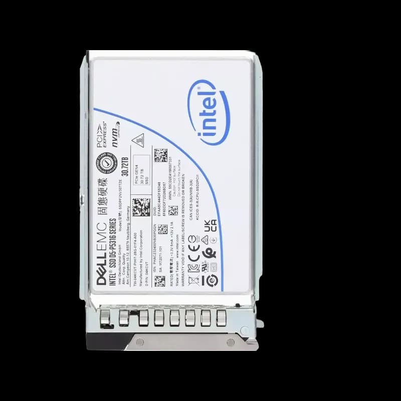 4KCVT - Dell 30.72TB PCI Express NVMe Quad-Level Cell SFF SSD