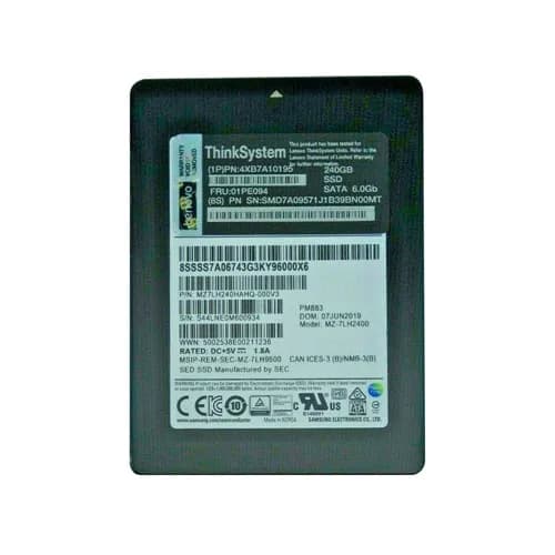 4XB7A10195 - Lenovo 240GB 2.5 inch TLC 6Gb/s SATA SSD