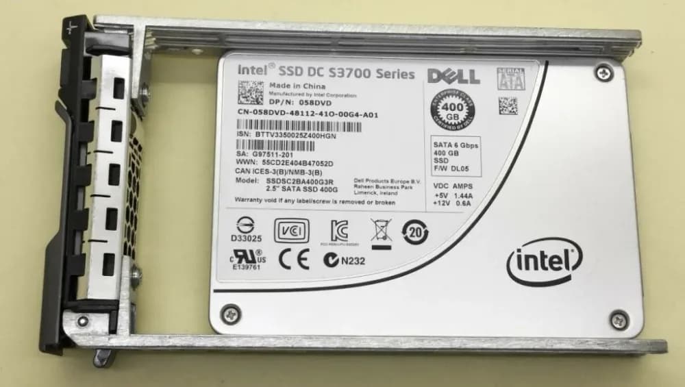 58DVD - Dell 400GB MLC SATA 6Gb/s 2.5-Inch Solid State Drive