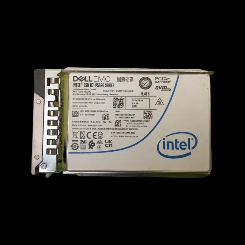 5WCR8 - Dell 6.4TB PCI Express NVMe SFF 2.5" Solid State Drive