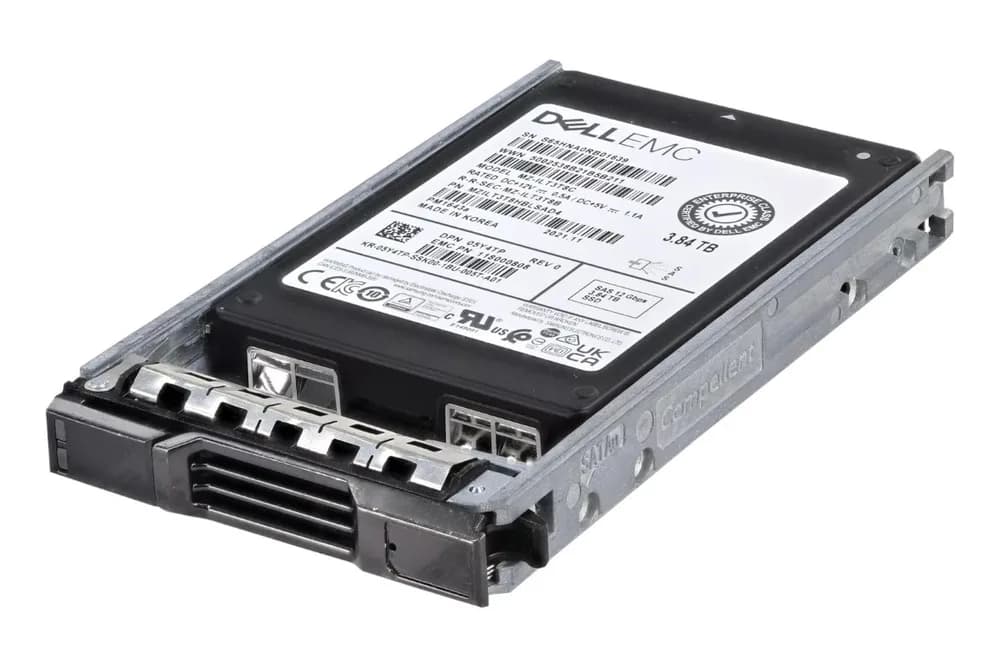 5Y4TP - Dell 3.84TB SAS Triple-Level Cell SFF 2.5" Solid State Drive