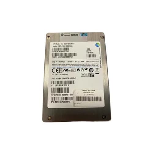 637073-001 - HP 100GB MLC SATA 3Gb/s 2.5-Inch Solid State Drive