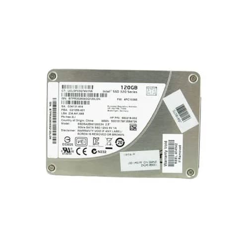 660218-002 - HP 120GB MLC SATA 3Gb/s 2.5-inch Solid State Drive