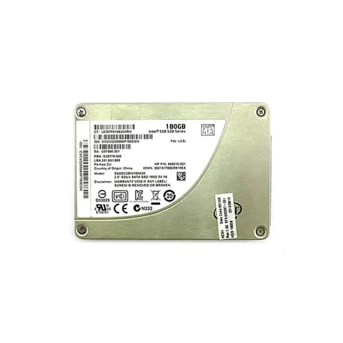 692097-001 - HP 180GB 2.5 inch MLC 6Gb/s SATA Solid State Drive