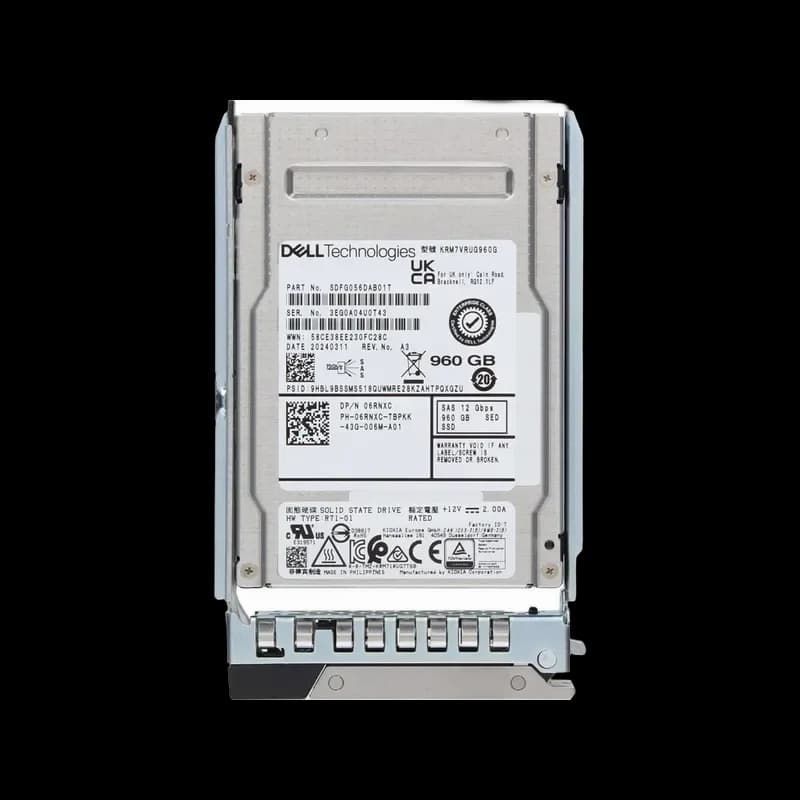 6RNXC - Dell 960GB SAS Triple-Level Cell SFF 2.5" Solid State Drive
