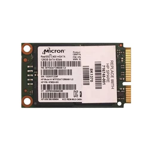 716748-001 - HP 128GB MLC 6Gb/s SATA Solid State Drive