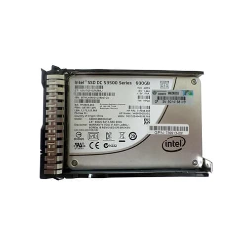 717968-005 - HPE 600GB 2.5 inch MLC 6Gb/s SATA Solid State Drive