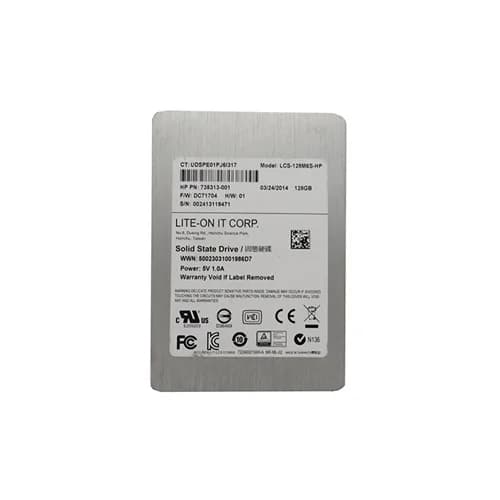 735313-001 - HP 128GB 2.5 inch MLC 6Gb/s SATA Solid State Drive