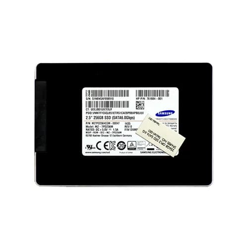 746141-001 - HP 256GB 2.5 inch MLC 6Gb/s SATA Solid State Drive