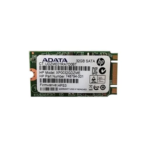 748794-001 - HP 32GB M.2 2242 MLC 6Gb/s SATA Solid State Drive