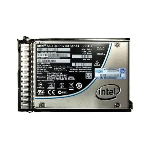 764891-004 - HP 2TB PCIe NVMe WI 2.5-inch SSD