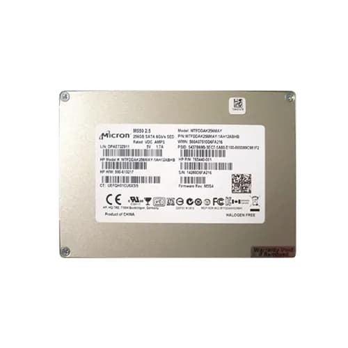 765440-001 - HP 256GB 2.5 inch 6Gb/s SATA Solid State Drive