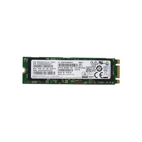 801650-001 - HP 512GB M.2 2280 TLC 6Gb/s SATA Solid State Drive