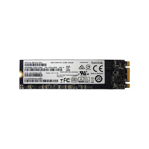 803221-001 - HP 256GB TLC SATA 6Gb/s M.2 2280 Solid State Drive