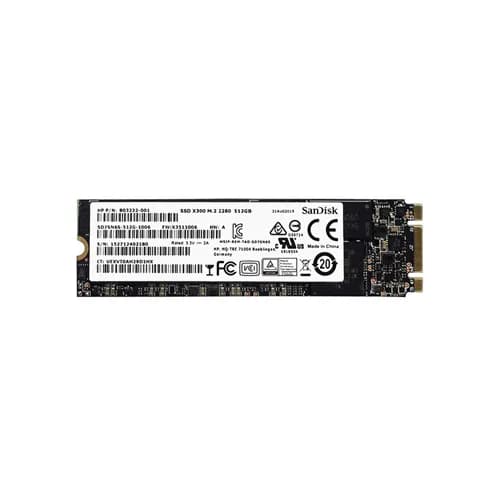 803222-001 - HP 512GB M.2 2280 TLC 6Gb/s SATA Solid State Drive