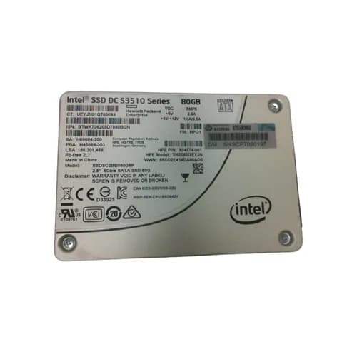 804574-001 - HPE 80GB SATA 6Gb/s Hot Swap RI 2.5-Inch SSD