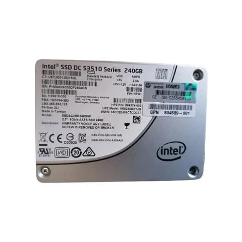 804589-001 - HP 240GB Enterprise 2.5 inch 6Gb/s SATA SSD