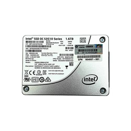 804607-001 - HP 1.6TB 2.5 inch 6Gb/s SATA Solid State Drive