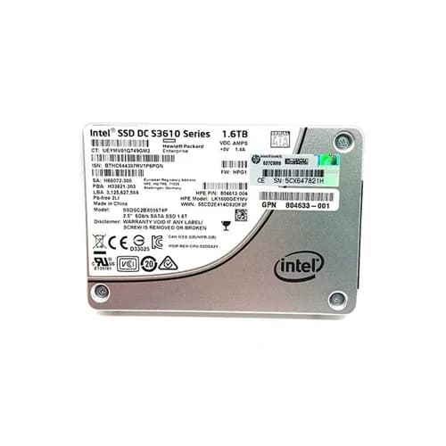 804633-001 - HP 1.6TB 2.5 inch 6Gb/s SATA Solid State Drive