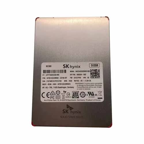808324-002 - HP 512GB 2.5 inch MLC 6Gb/s SATA Solid State Drive