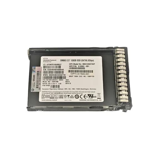 816962-001 - HP 120GB 2.5 inch MLC 6Gb/s SATA Solid State Drive