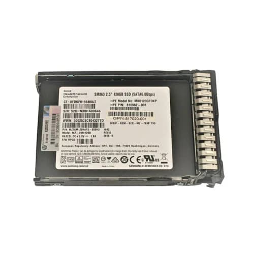 817020-001 - HP 120GB 2.5 inch 6Gb/s SATA Solid State Drive