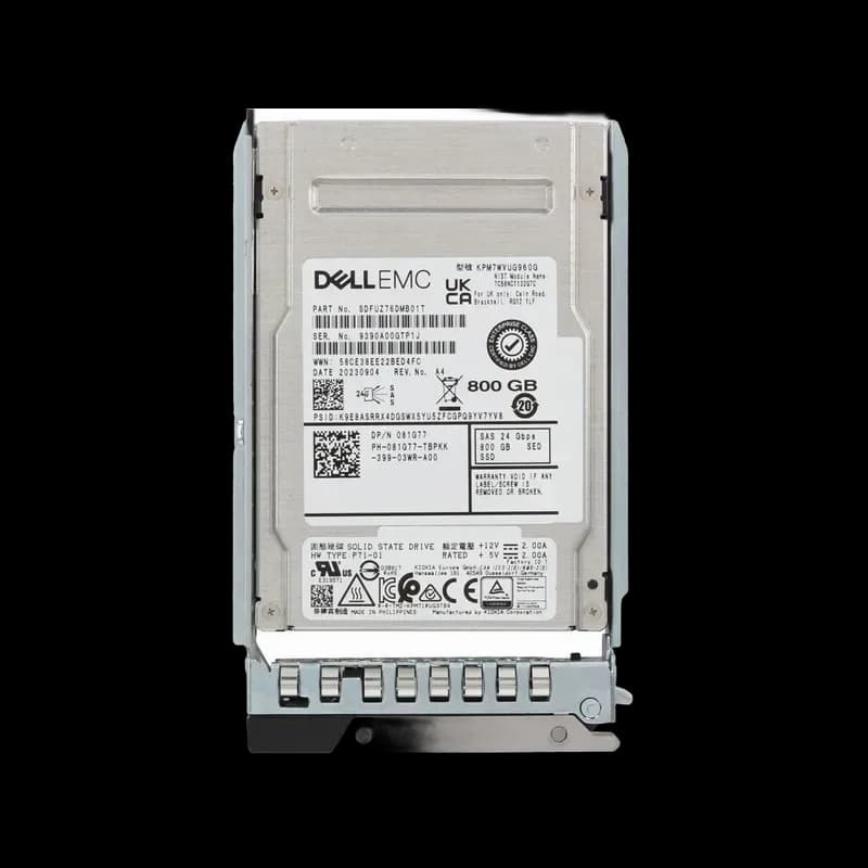 81G77 - Dell 800GB SAS SFF 2.5-Inch Solid State Drive