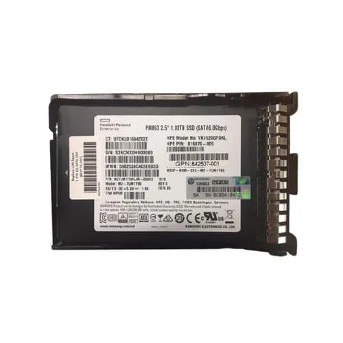 842507-001 - HP 1.92TB 2.5 inch 6Gb/s SATA Solid State Drive